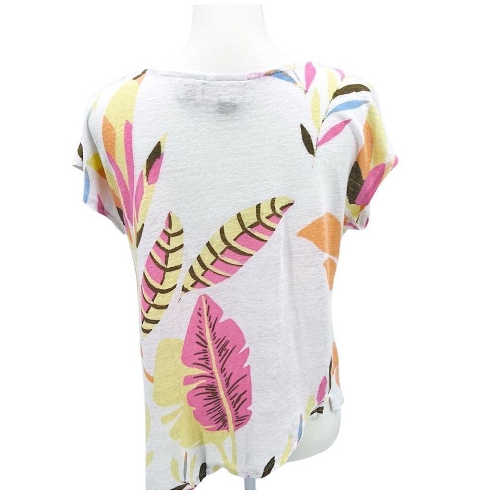 Cynthia Rowley Tops Tee Blouse 100% Linen - Picture 5 of 6